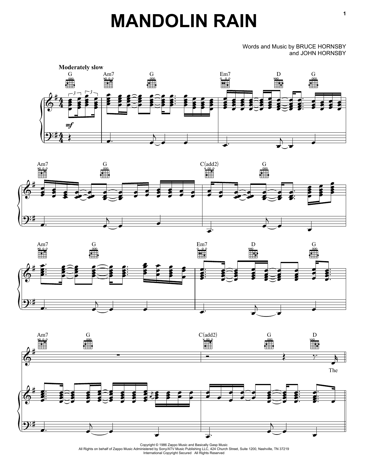 Produktbild zu: Mandolin Rain