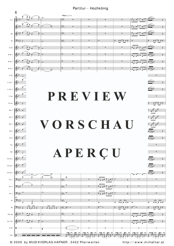 Product gallery: Page 11 of 11 Hochkönig, , (large wind orchestra)