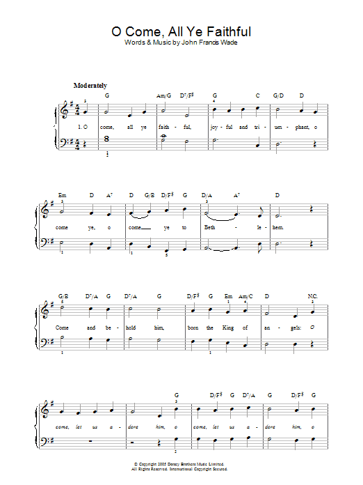 Produktbild zu: O Come, All Ye Faithful (Adeste Fideles)