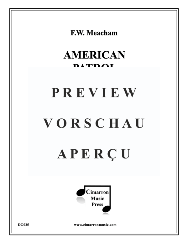 Produktgalerie: Seite 2 von 11 American Patrol, , Blechbläser Quartett