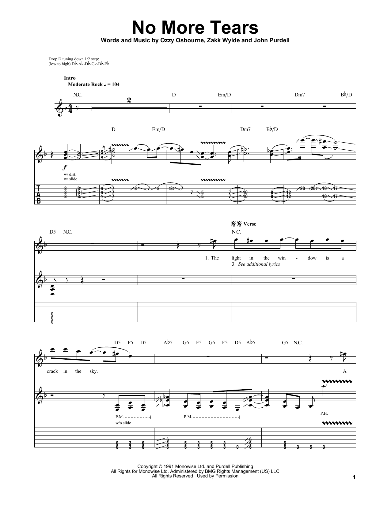 Produktbild zu: No More Tears
