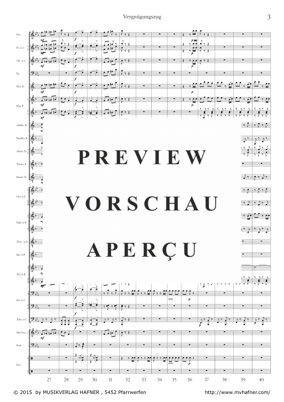 Product gallery: Page 8 of 11 Vergnügungszug, , (large wind orchestra)