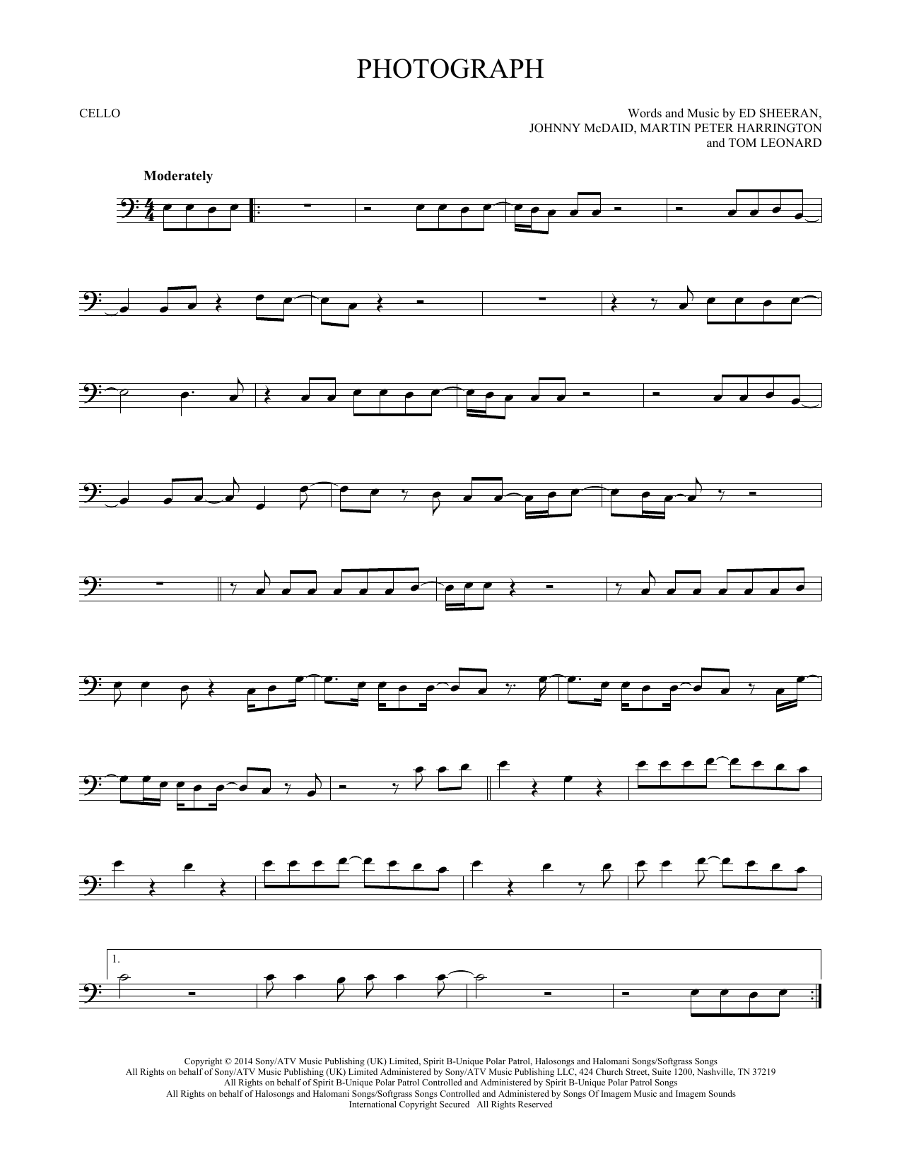 Produktgalerie: Seite 1 von 1 Photograph, Ed Sheeran, Violoncello