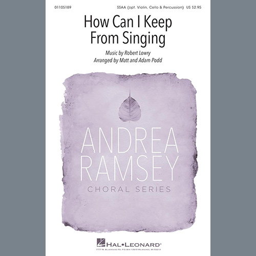 Produktbild zu: How Can I Keep From Singing (arr. Matt and Adam Podd)