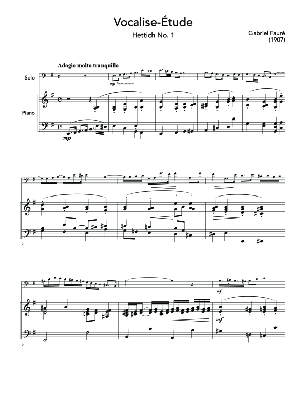 Product gallery: Page 1 of 11 Modern Repertory of Vocalise-Etudes, The, , (euphonium and piano)