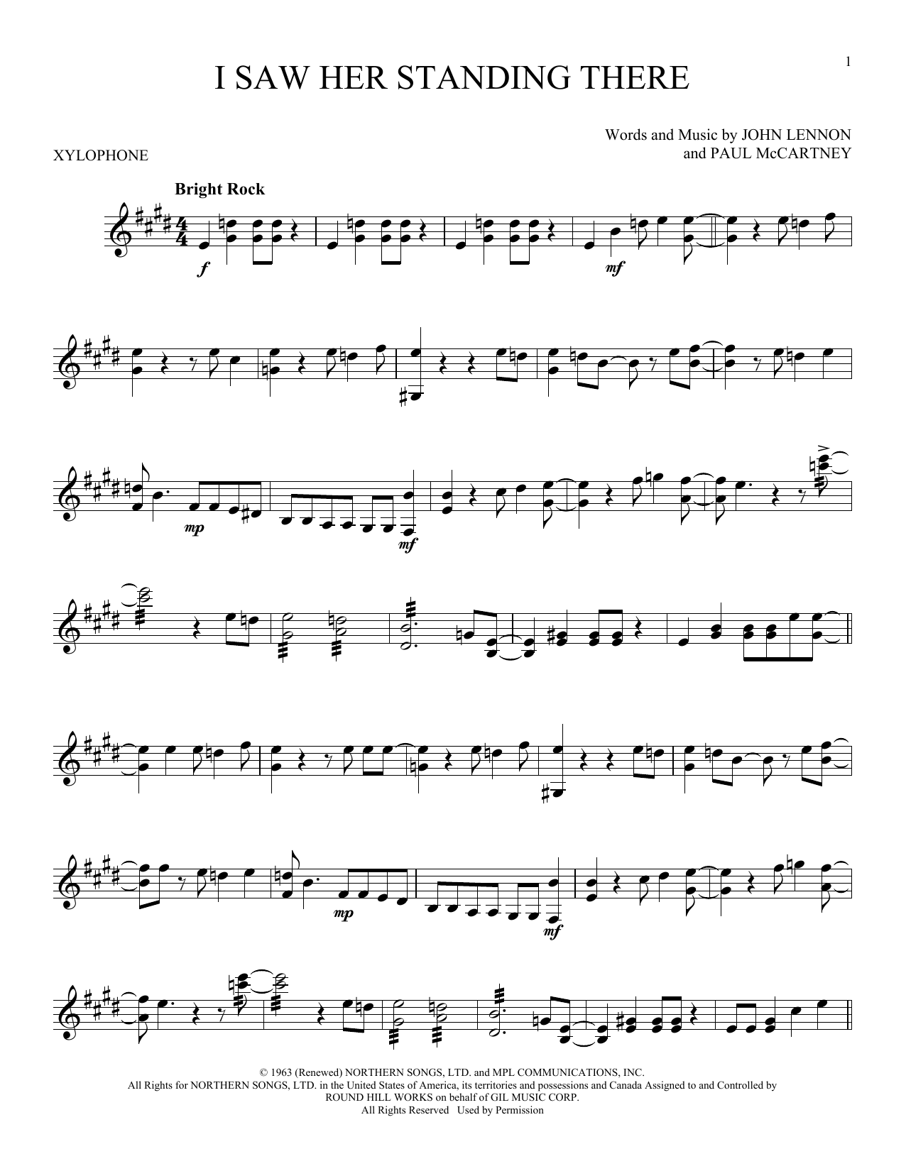 Produktbild zu:  I Saw Her Standing There - The Beatles