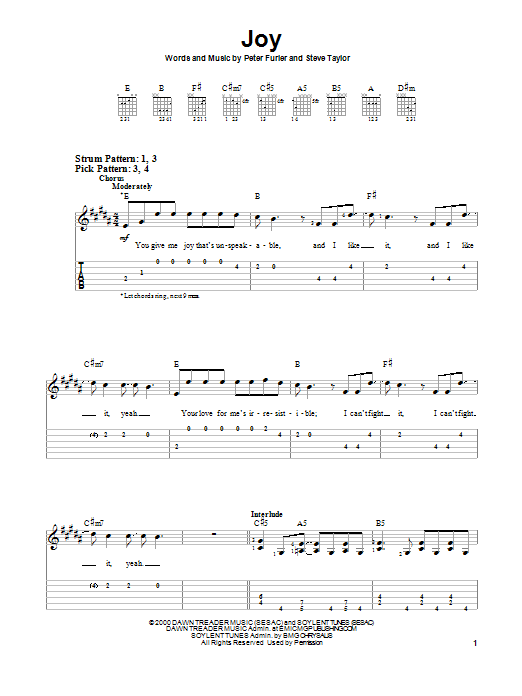 Product gallery: Page 1 of 1 Joy, Peter Furler