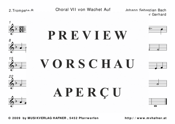 gallery: Choral VII - Wachet auf, , (Blechbläser Quintett)