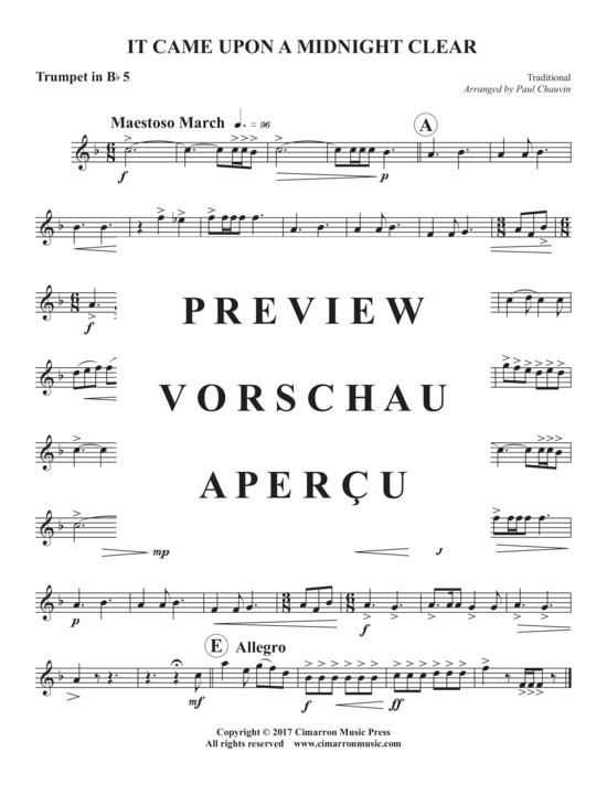 Product gallery: Page 10 of 14 It Came Upon a Midnight Clear , , (Trumpet ensemble 1-9 trumpets)