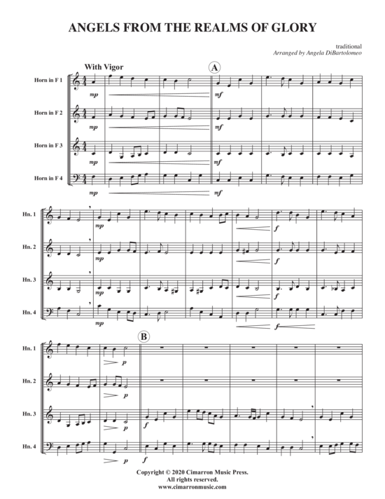 Produktbild zu: Angels from the Realms of Glory Traditional