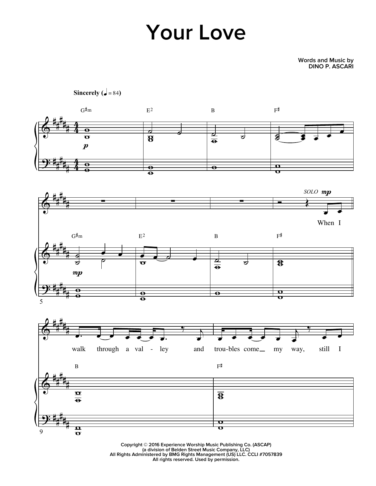 Produktbild zu: Your Love