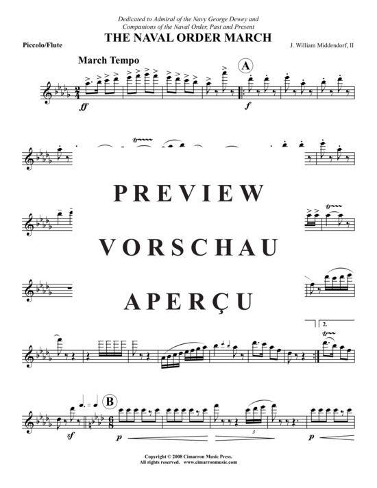 Product gallery: Page 12 of 21 Naval Order Marsch , , (Concert Band)