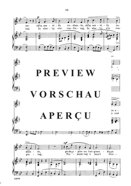 Product gallery: Page 4 of 6 Se amor m'annoda il piède, Parisotti, Alessandro, Medium Voice and Piano