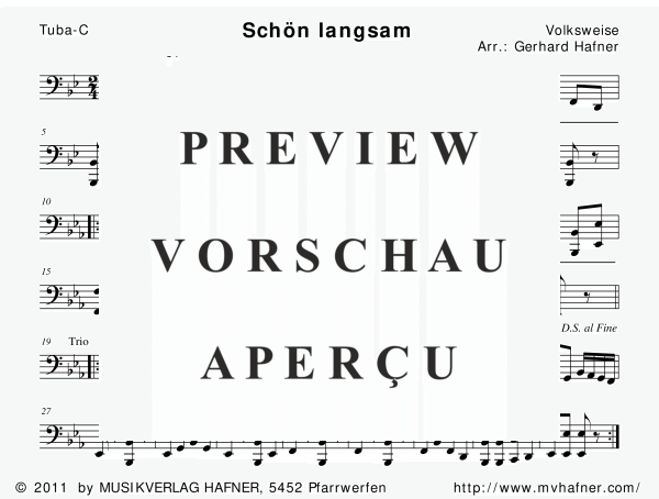 Product gallery: Page 10 of 11 Schön langsam, , (woodwind and brass)