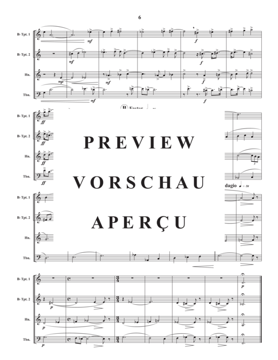 Produktgalerie: Seite 8 von 21 Three Sketches , , (Blechbläser Quartett)