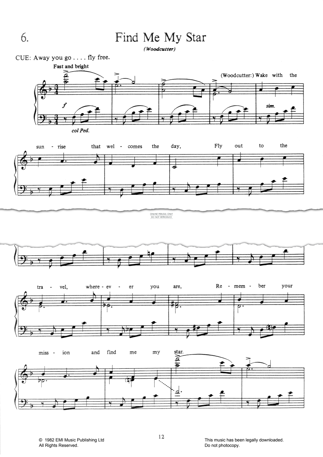Produktbild zu: Find Me My Star (from 'The Christmas Dove & The Woodcutter')