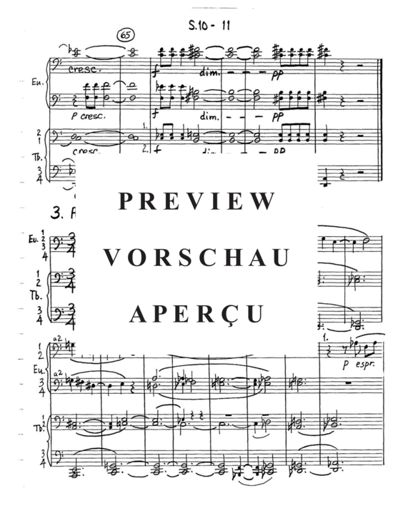 Produktgalerie: Seite 15 von 21 Sinfonia No. 10 , , (Tuba Ensemble EEEETTTT)