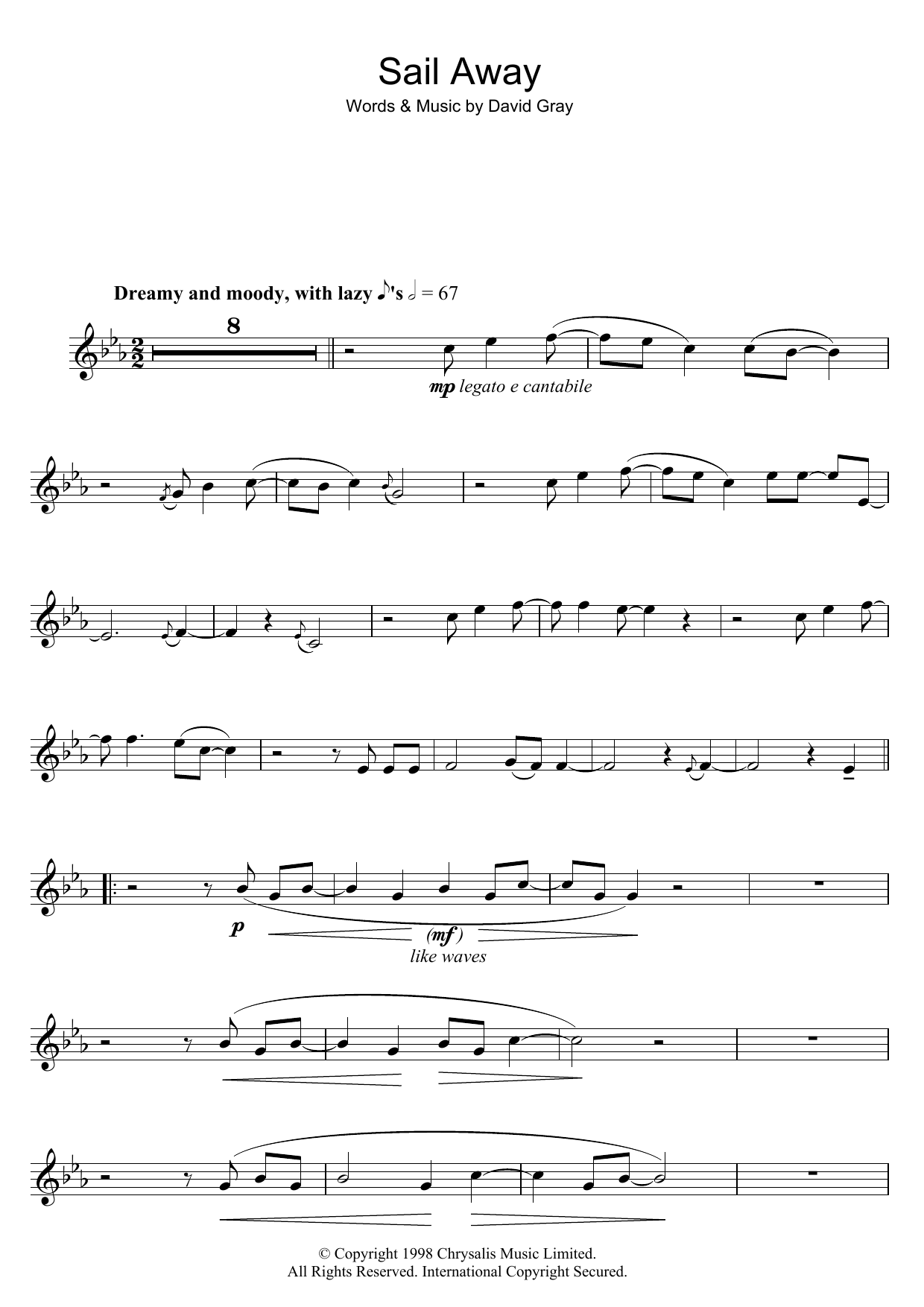 Product gallery: Page 1 of 1 Sail Away, David Gray
