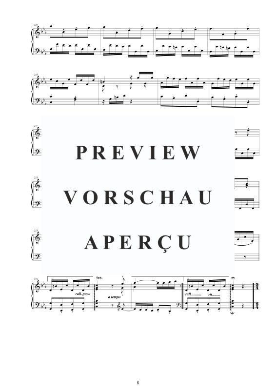 Produktgalerie: Seite 9 von 11 Cembalo Sonate Nr. 2 in C-Moll Op.4, , Cembalo/Klavier Solo
