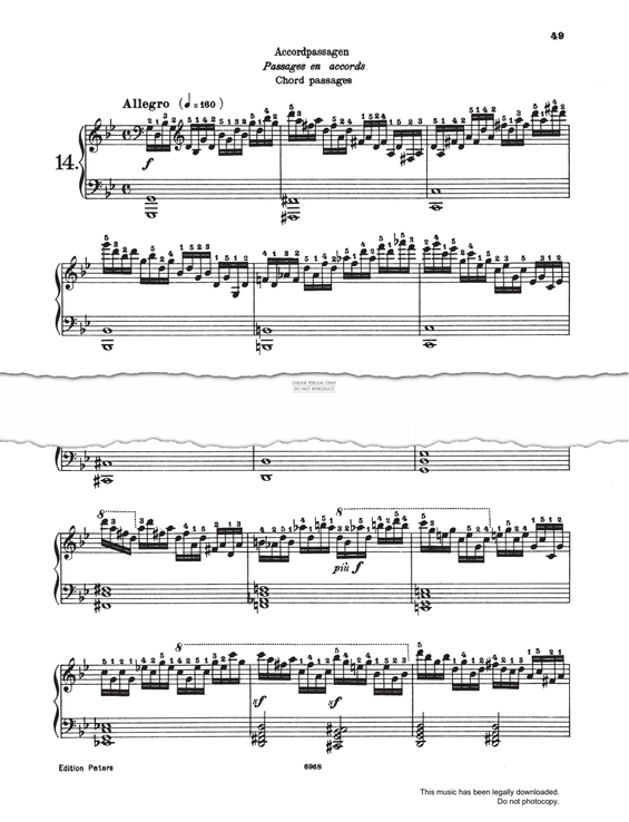 Produktbild zu: Allegro Study (Op. 740, No.14)