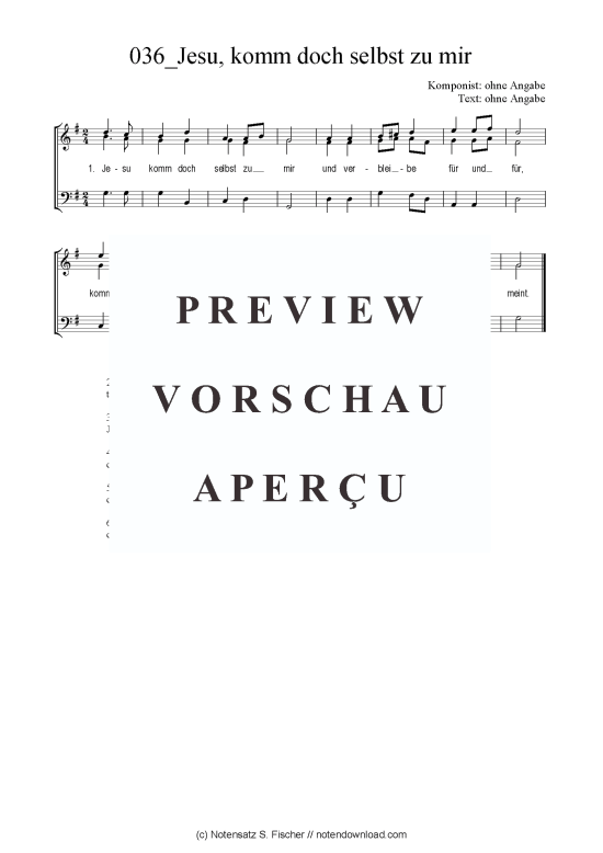 Produktbild zu: Jesu, komm doch selbst zu mir 