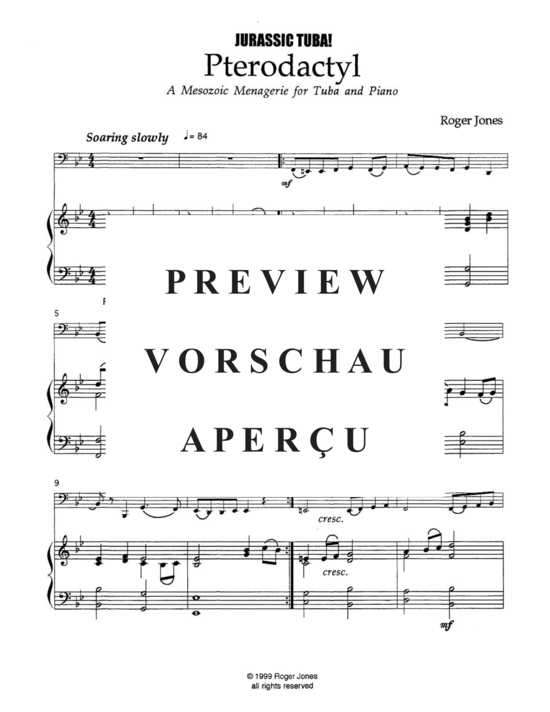 Produktgalerie: Seite 6 von 21 Jurassic Tuba , , (Tuba + Klavier)