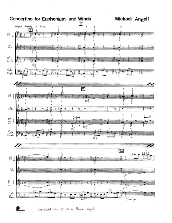 Produktbild zu: Concertino Michael Angell