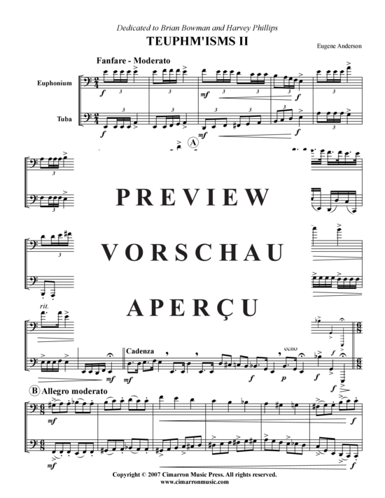 Product gallery: Page 2 of 11 Teuphmisms II  , , (2x Bariton/Posaune)