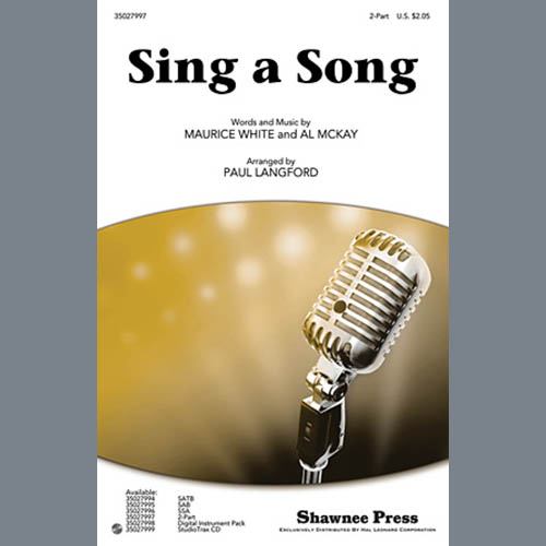 cover: Sing A Song (arr. Paul Langford), Earth, Wind & Fire