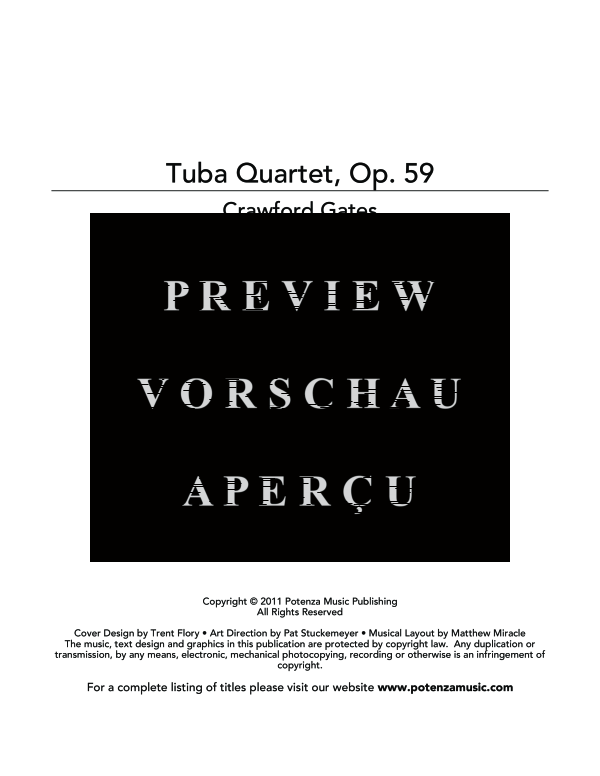 Product gallery: Page 3 of 11 Tuba Quartet, Op. 59, , (Tuba Quartett EETT)