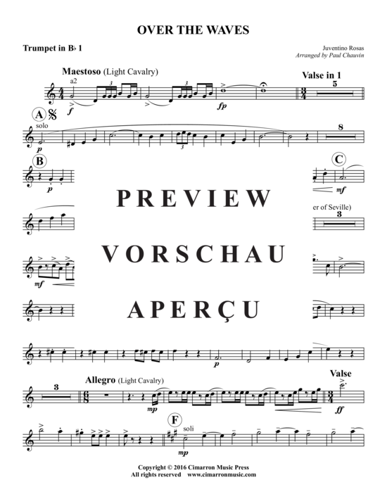 Produktgalerie: Seite 10 von 19 Over the Waves , , (Blechbläserquintett)