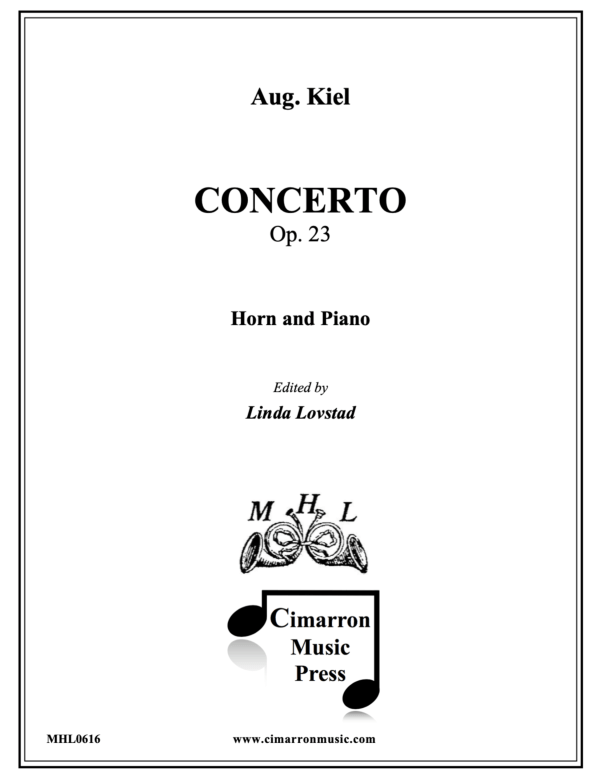 cover: Concerto for Horn, Op. 23, , Horn In F and Piano