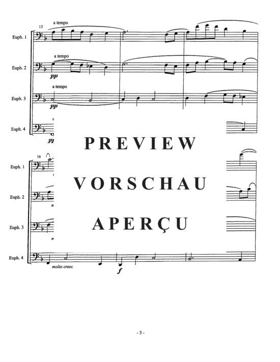 Product gallery: Page 6 of 21 Adagio , , (Euphonium/Tuba Quartet)