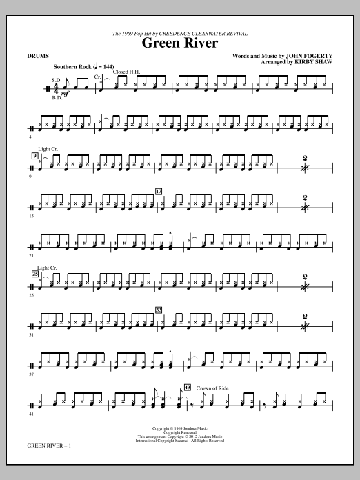 Produktbild zu: Green River - Drums