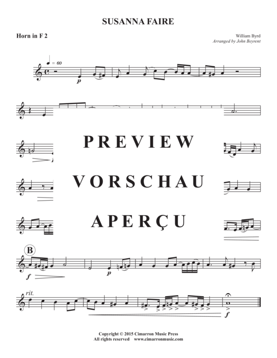 Produktgalerie: Seite 6 von 9 Susanna Faire , , (Horn Quintett)