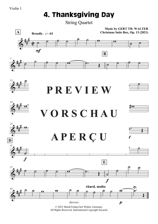 gallery: Thanksgiving Day , , (Streicher Quartett)
