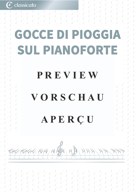 Produktgalerie: Seite 2 von 11 Gocce di pioggia sul pianoforte - Pezzi semplificati e delicati per i giorni grigi, , Klavier Solo