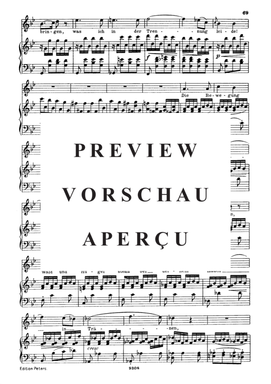 Product gallery: Page 3 of 8 Suleika II, D.717 Ach, um deine feuchten Schwingen, , High Voice and Piano