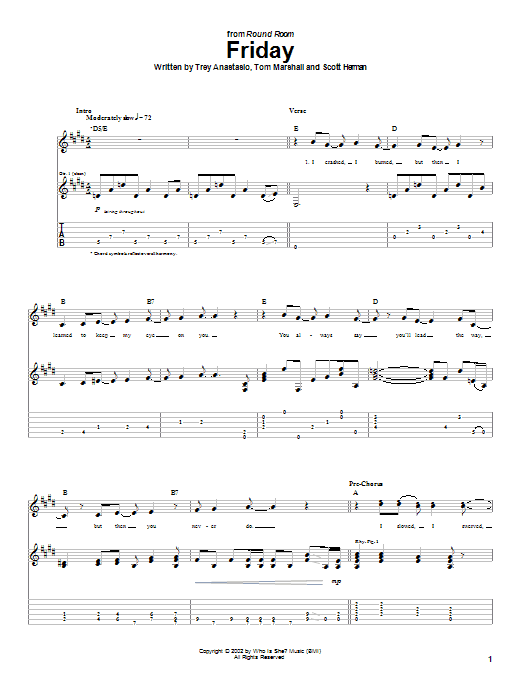 Produktgalerie: Seite 1 von 1 Friday, Phish, Gitarre