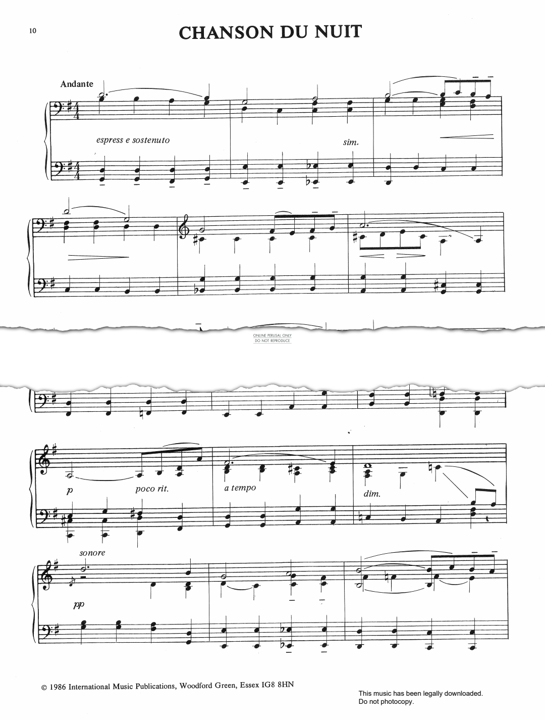 Produktbild zu: Chanson Du Nuit