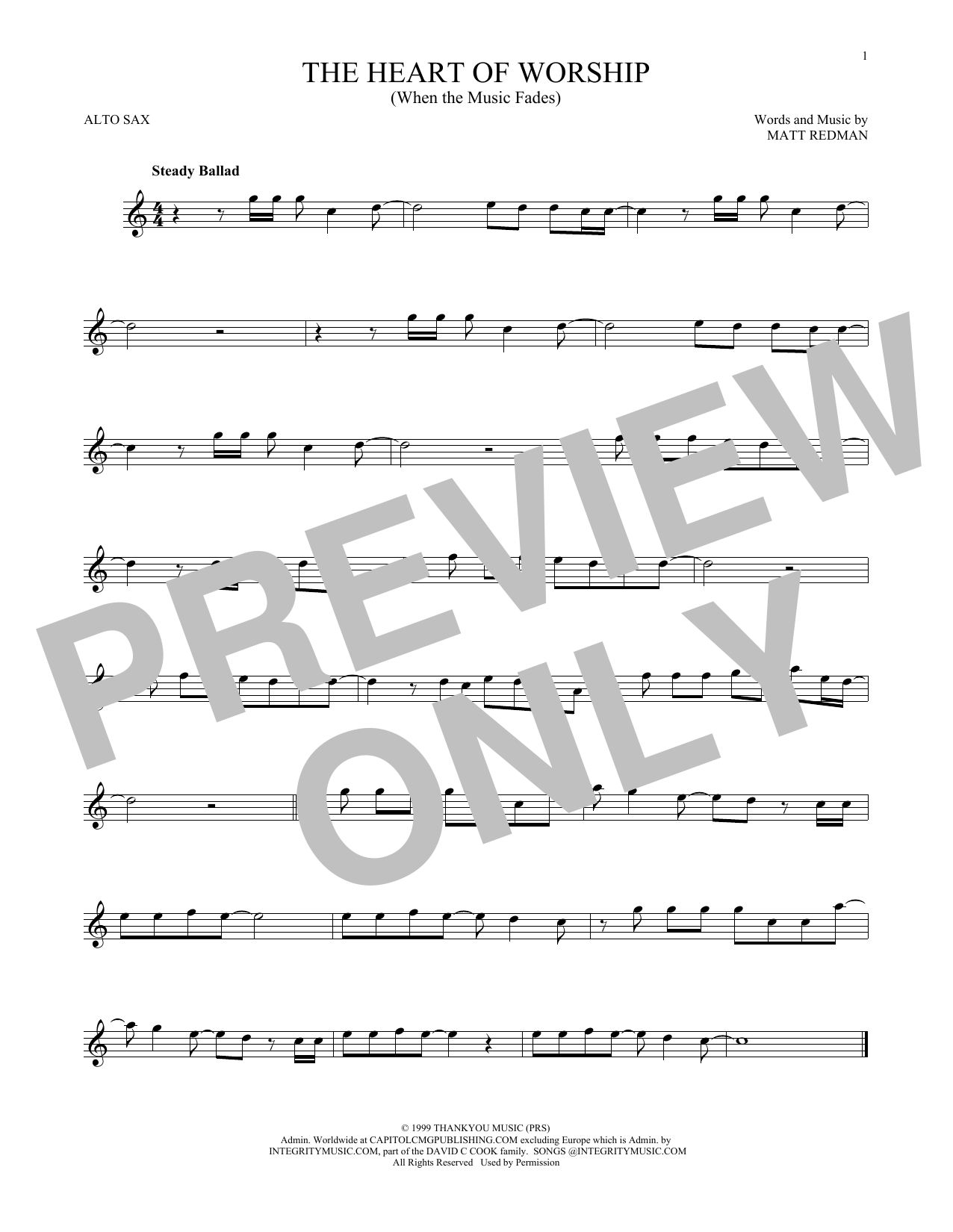 Product gallery: Page 1 of 1 The Heart Of Worship (When The Music Fades), Matt Redman