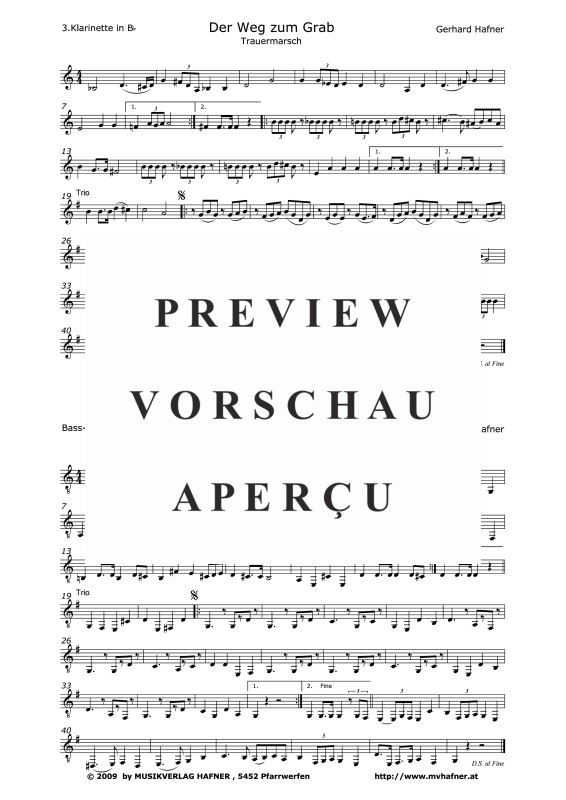 Product gallery: Page 10 of 11 Der Weg zum Grab, , (large wind orchestra)