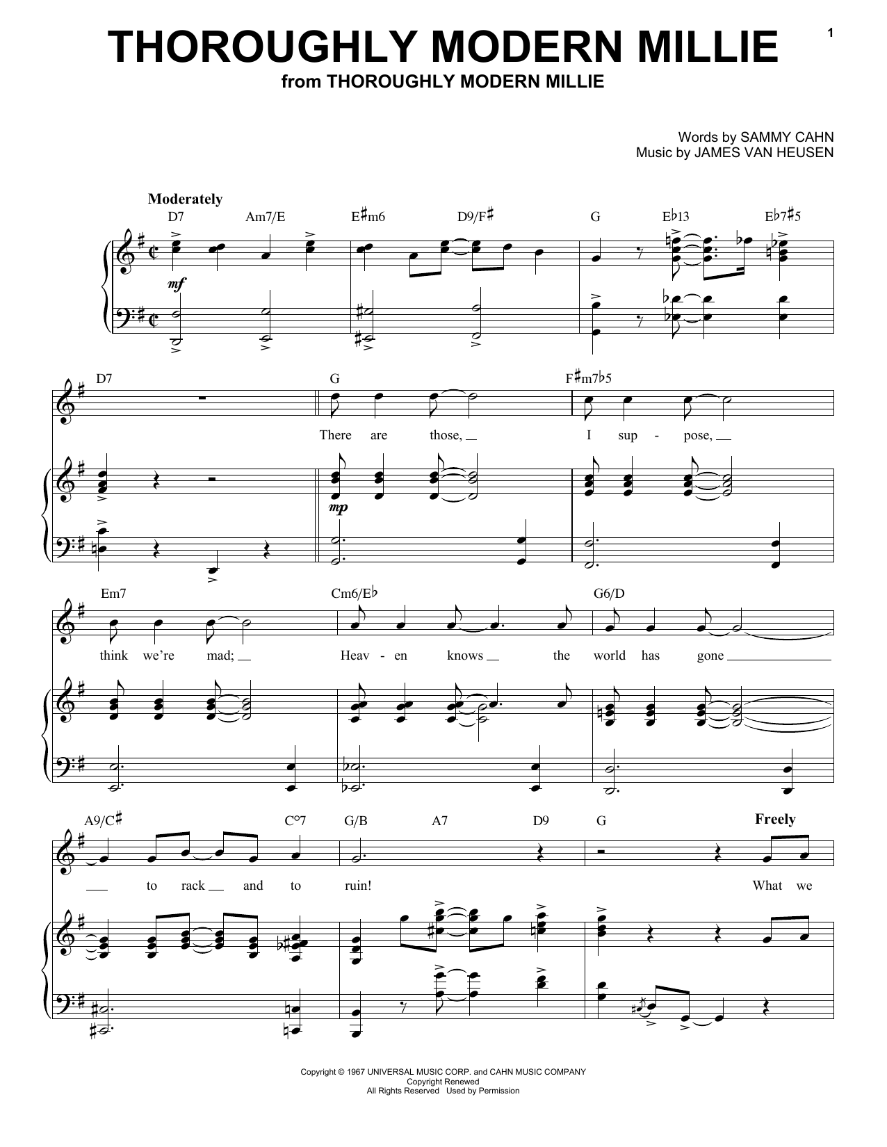 Produktbild zu: Thoroughly Modern Millie