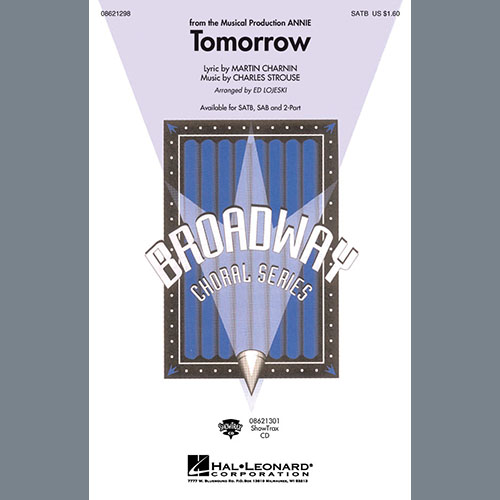 cover: Tomorrow (from Annie) (arr. Ed Lojeski), Charles Strouse, Chor