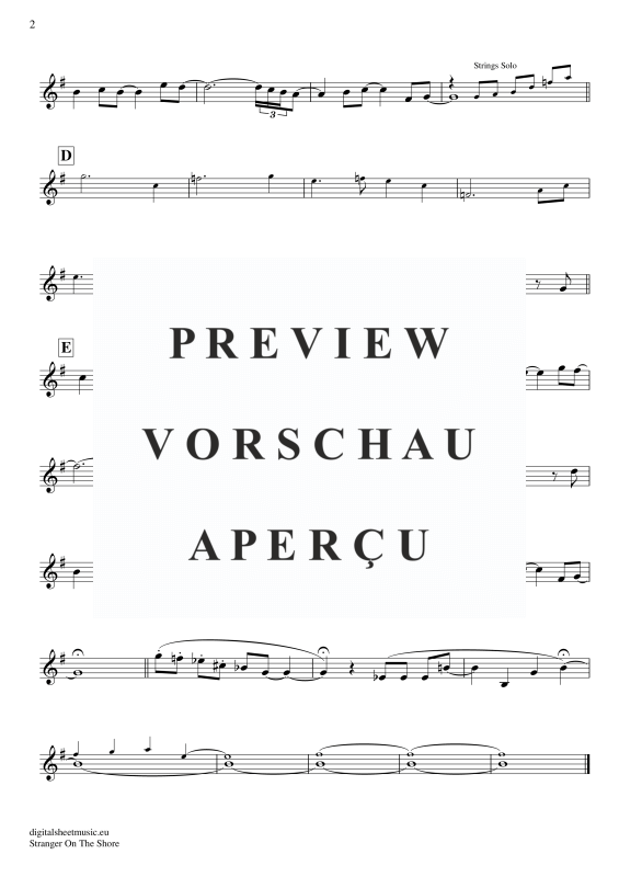 Product gallery: Page 3 of 3 Stranger On The Shore , Bilk, Acker, Alto Saxophone