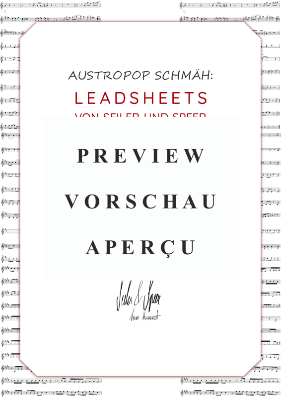 Produktgalerie: Seite 2 von 11 Austropop Schmäh - Leadsheets von Seiler und Speer, Seiler und Speer, Gesang & Akkorde
