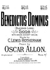 Product picture to: Benedictus Dominus