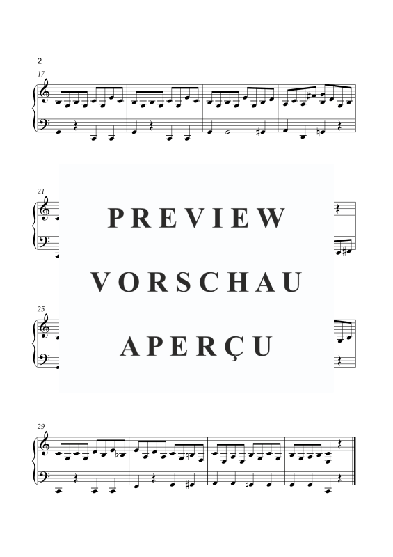 Produktgalerie: Seite 7 von 8 Europahymne - Ode an die Freude, , Alt Blockflöte und Klavier