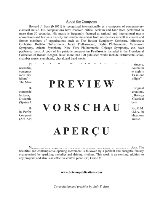 Produktgalerie: Seite 3 von 21 Meditation and Caprice , , (Trompete und Klavier)