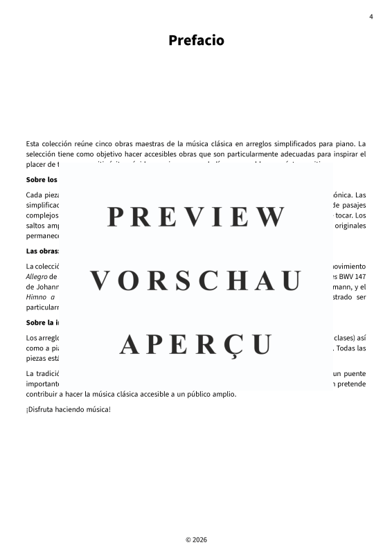 Produktgalerie: Seite 6 von 11 Pausas felices al piano - Clásicos reconfortantes fáciles, , Klavier Solo